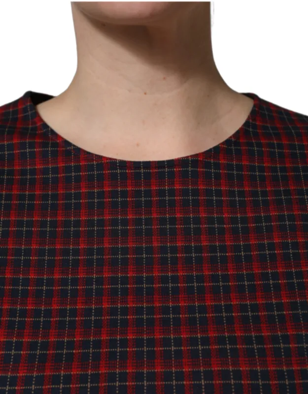 Checkered Sheath Dress