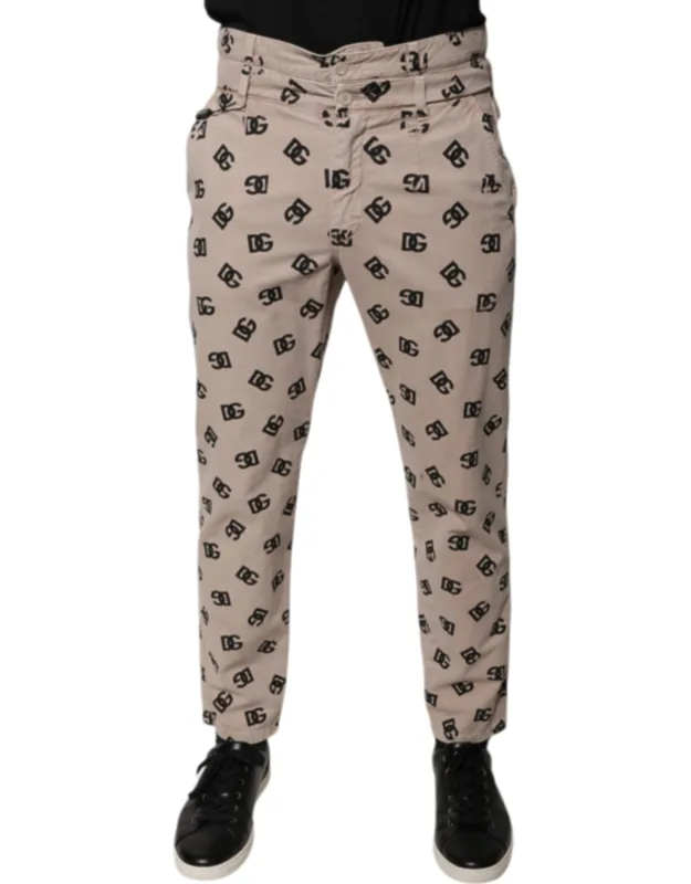 Logo Cotton Skinny Denim Jeans