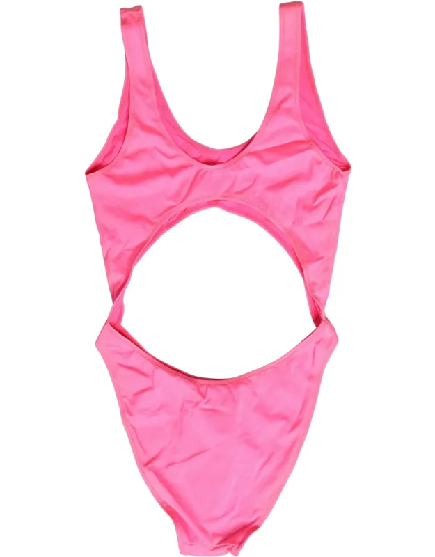 Cut-out High Leg One Piece Swimsuit