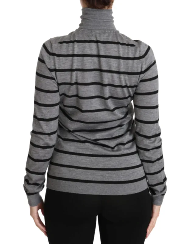 Cashmere Silk Turtleneck Sweater