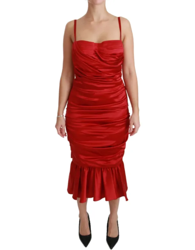 Silk Stretch Mermaid Bodycon Dress