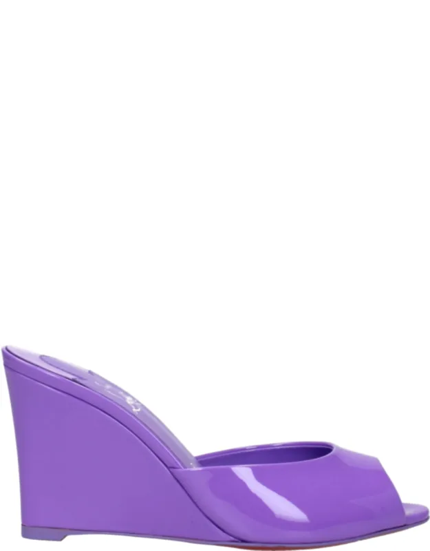 Leather Wedge Sandals