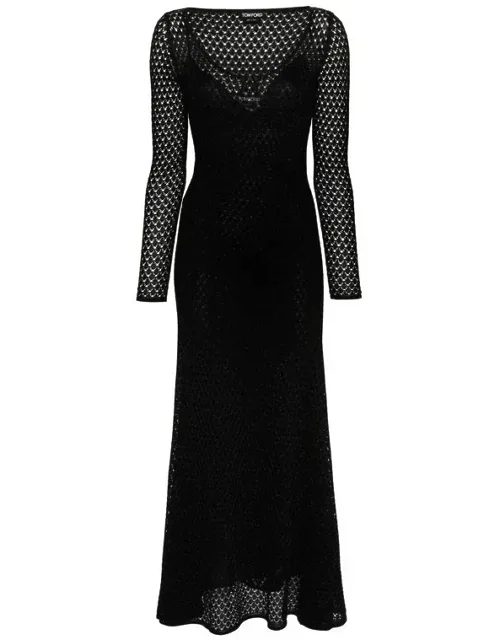 Metallic Fibre Casual Dress