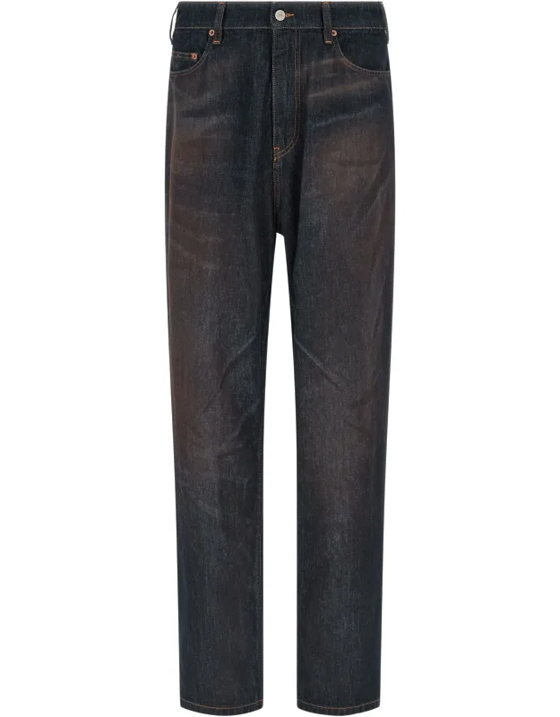 Cotton Straight-leg Jeans