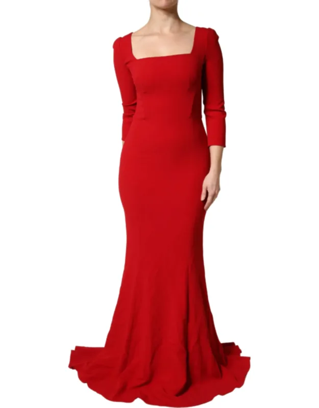 Viscose Sheath Bodycon Mermaid Dress