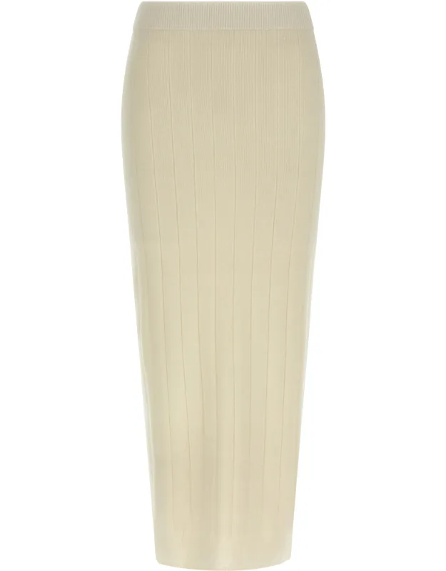 Cashmere Midi Skirt