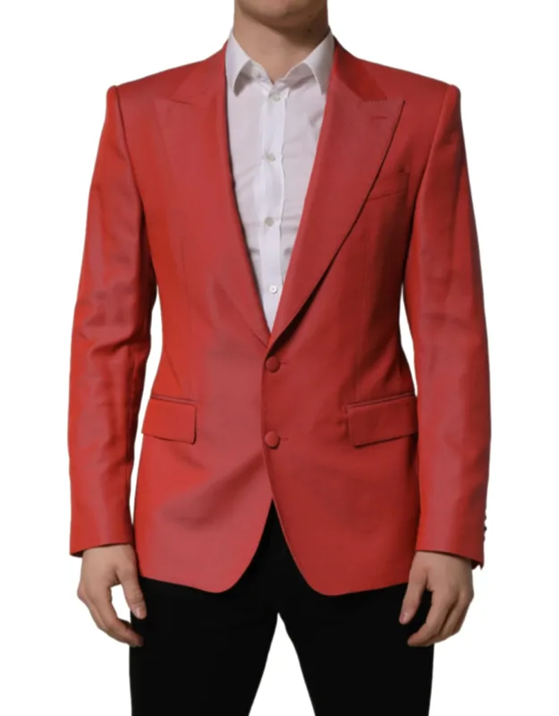 Wool Single Breasted Blazer Jacket