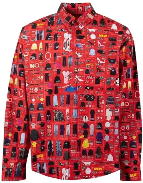 Multicolor Cotton Pattern Shirt