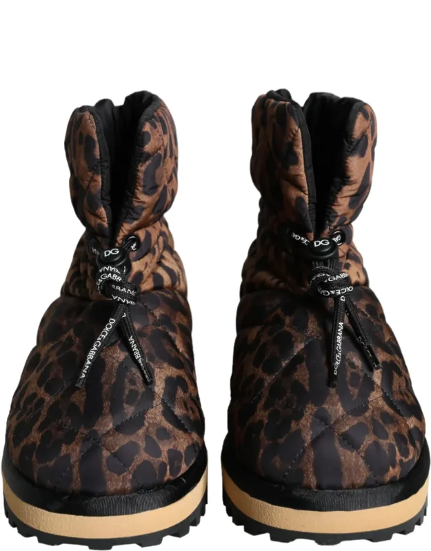 Leopard Ankle Boots
