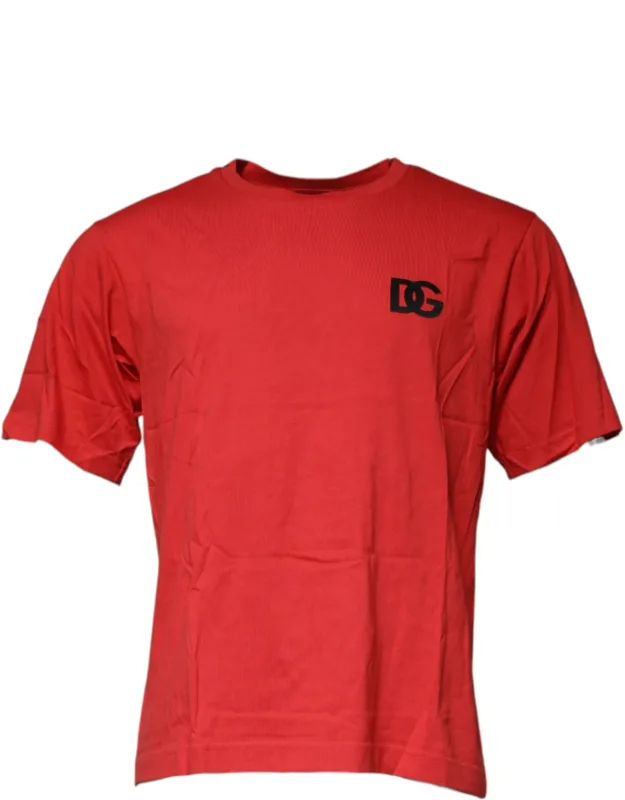 Dg Logo Cotton Crew Neck T-shirt
