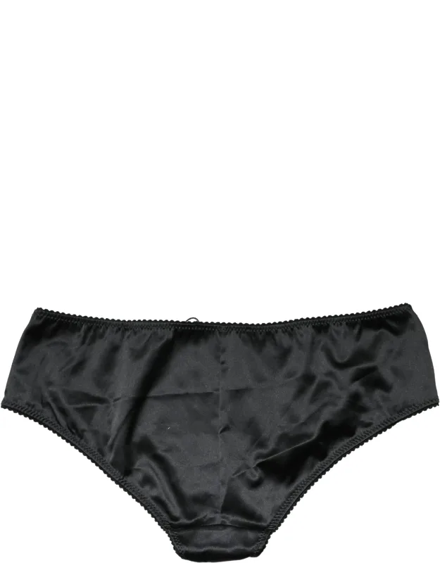 Silk Stretch Mid Waist Brief Panty Underwear