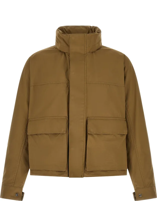 Bicolor Cotton Parka