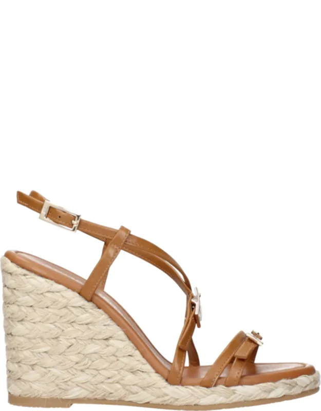 Leather Wedge Sandals