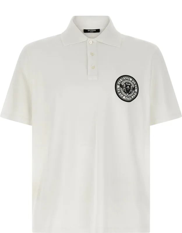 Bicolor Cotton Polo Shirt