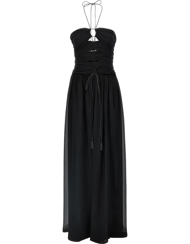 Silk Long Dress