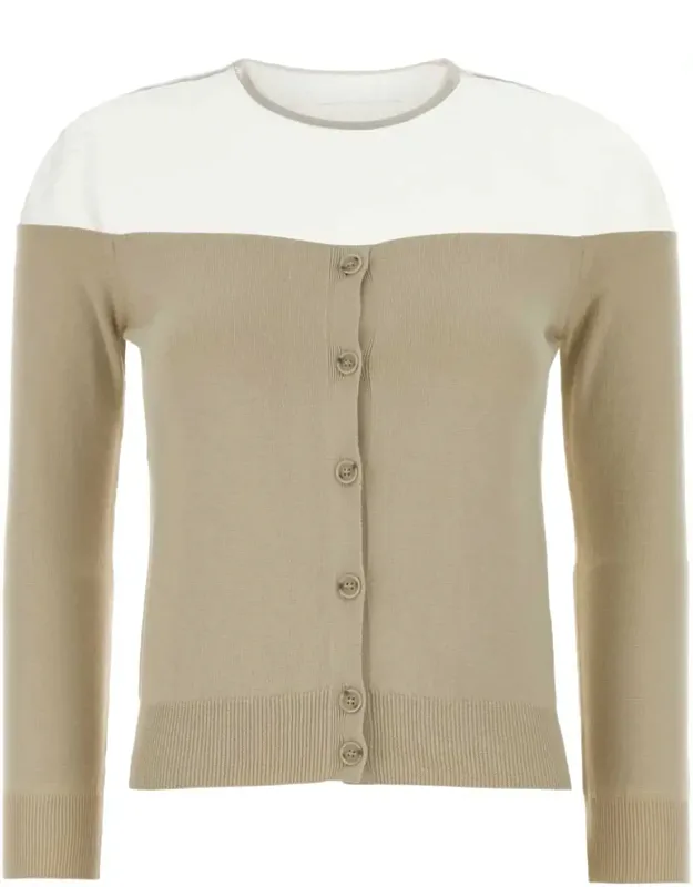 Sand Cotton Blend Sweater
