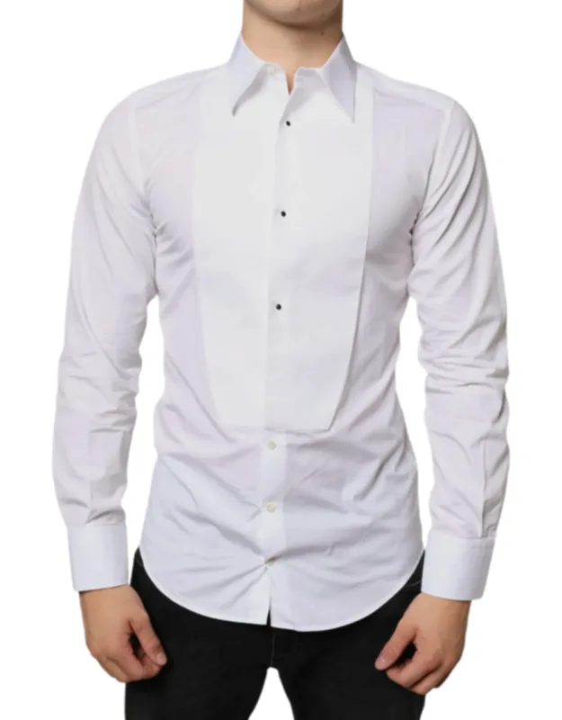 Bib Cotton Poplin Formal Dress Shirt