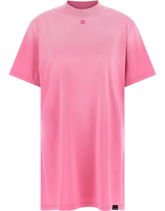 Multicolor Cotton Short Dress