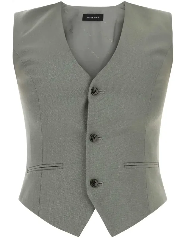 Gabardine Mario Vest