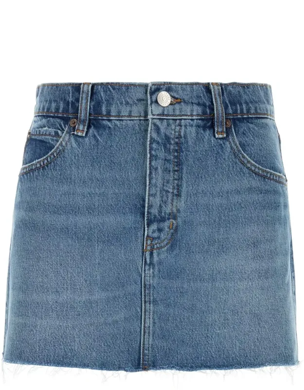 Denim Mini Skirt