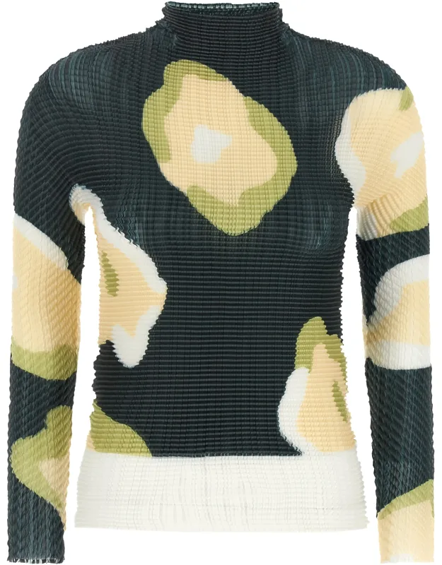 Multicolor Polyester Sweatshirt