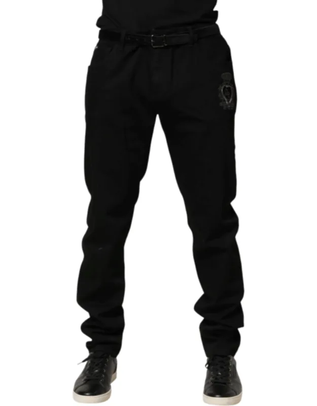 Sacred Heart Skinny Denim Jeans