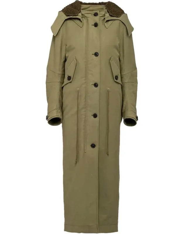 Bicolor Polyamide Coat