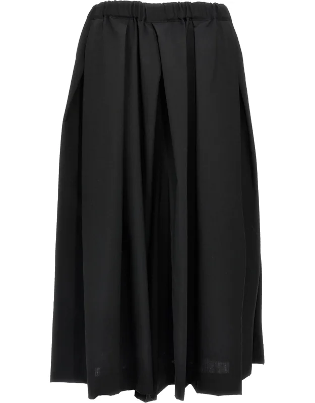 Wool Midi Skirt