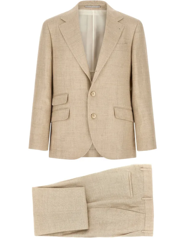Silk Two-piece Suit