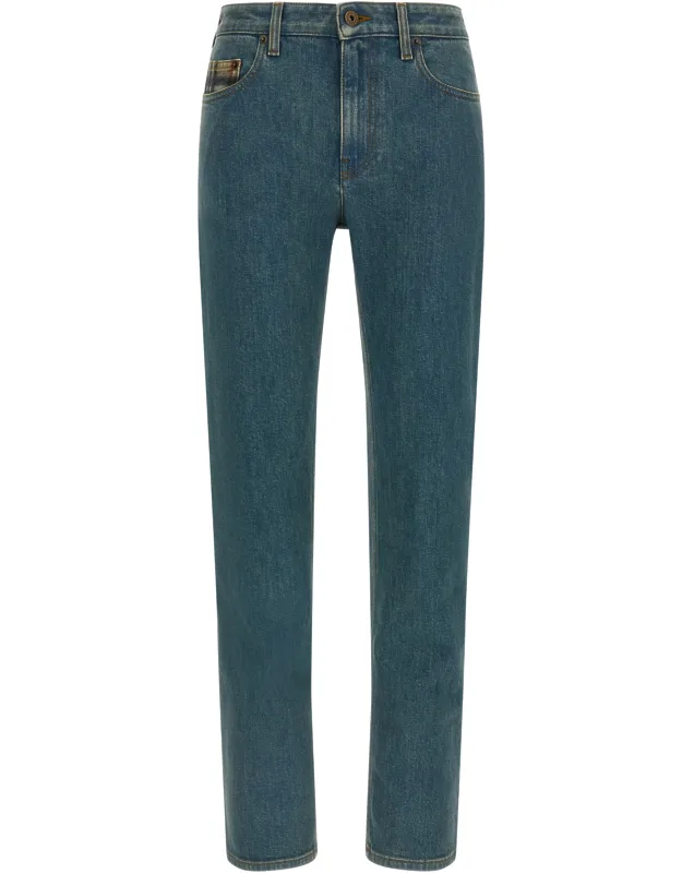 Cotton Straight-leg Jeans
