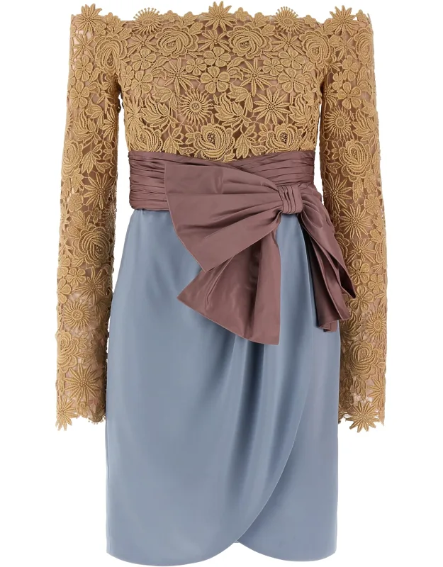 Multicolor Cotton Short Dress