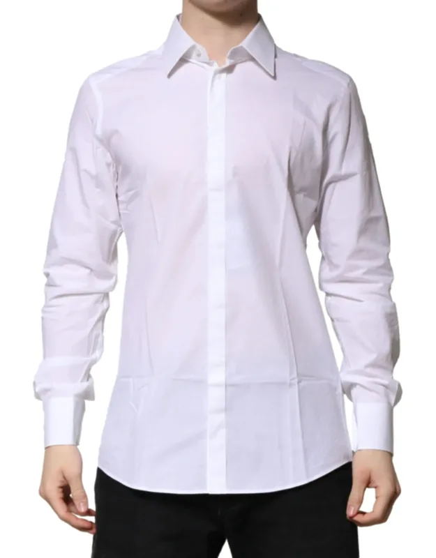 Long Sleeve Gold Formal Shirt