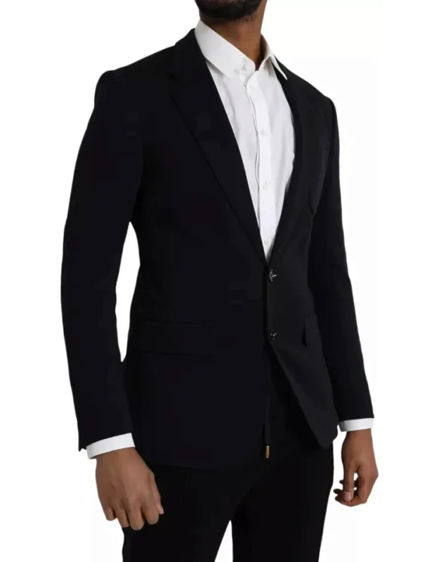 Wool Notch Single Breasted Coat Blazer