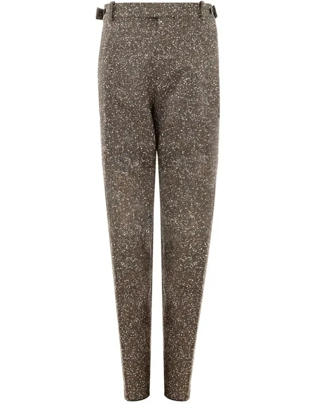 Multicolor Viscose Casual Pants