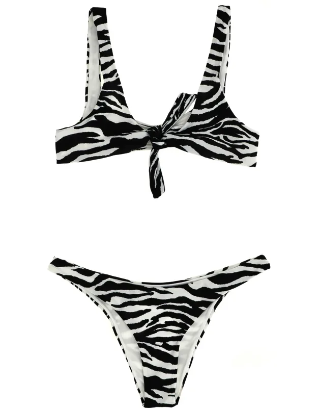 Bicolor Polyamide Bikini