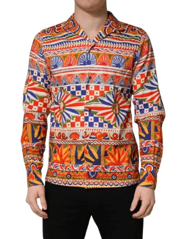 Sicilian Carretto Twill Cotton Shirt