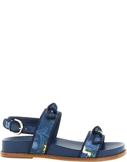 Cowhide Flat Sandals