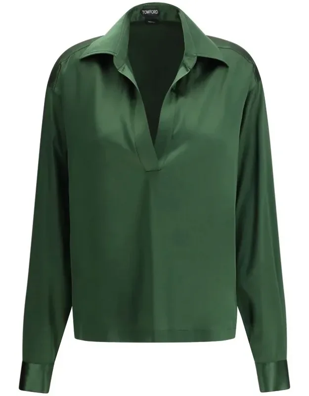 Bicolor Silk Shirt