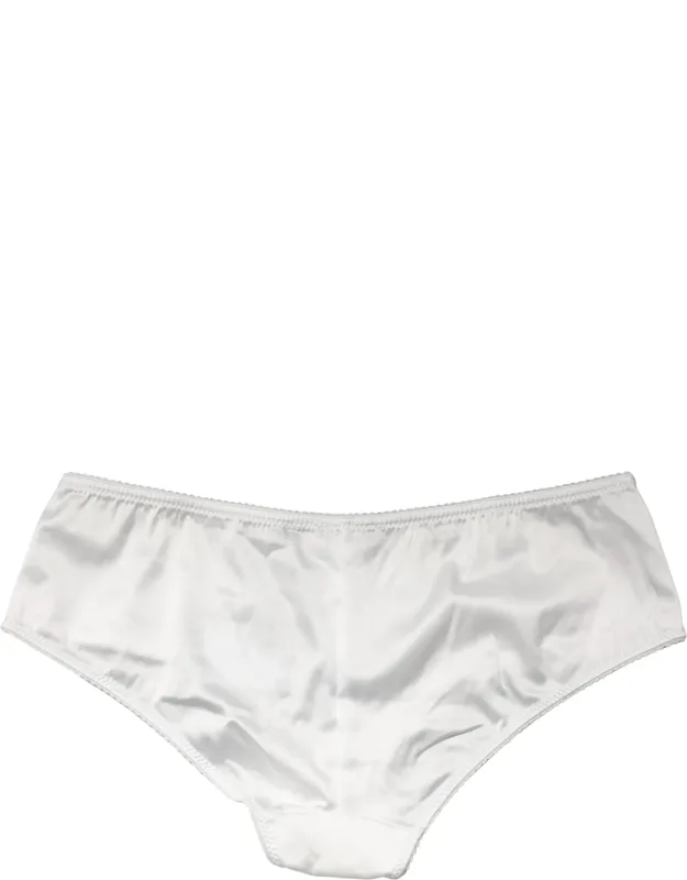 Silk Stretch Mid Waist Brief Panty Underwear