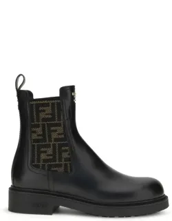 Calf Leather Ankle Boots