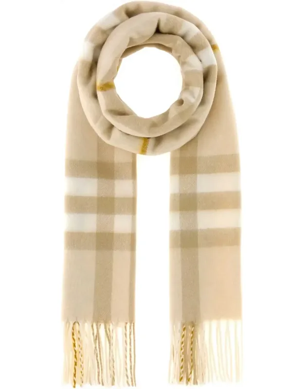 Embroidered Cashmere Scarf