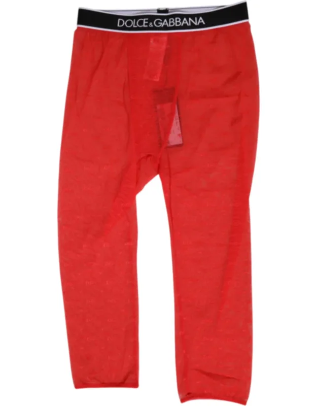 Logo Lace Tight Midi Trousers