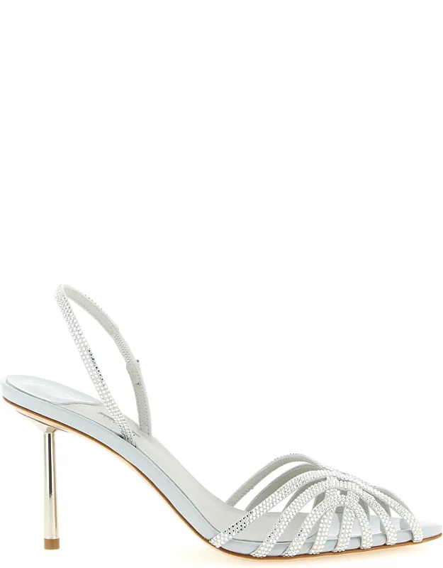 Goatskin Stiletto Heel Sandals