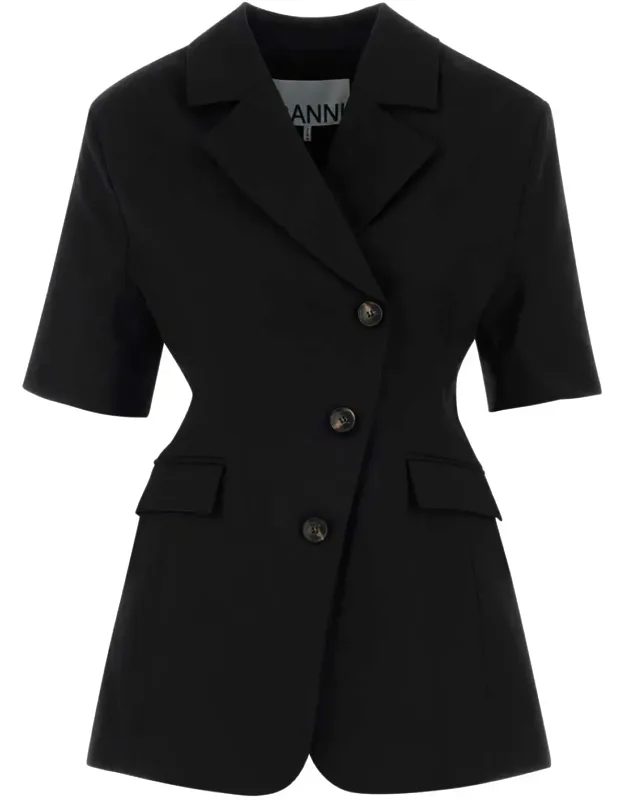 Stretch Cotton Blazer