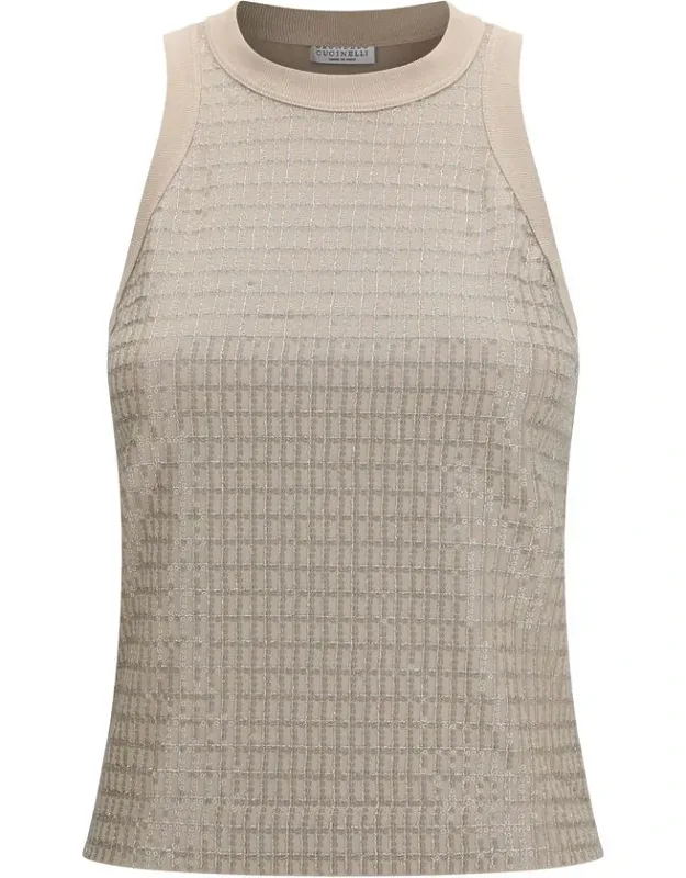 Cotton Sleeveless T-shirt