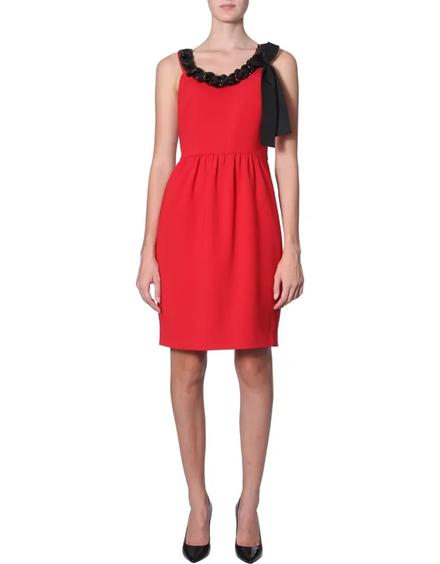 Tubino Dress With Back Zip Closure