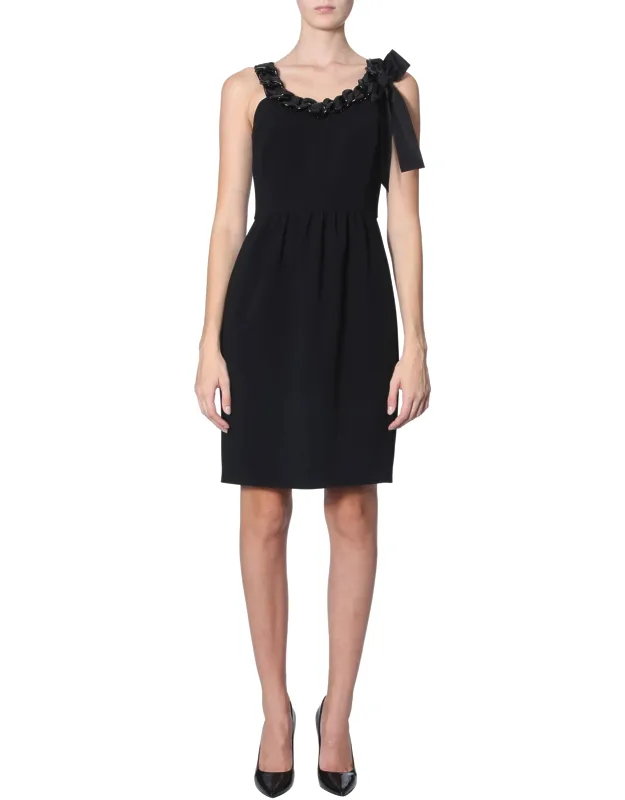 Tubino Dress With Back Zip Closure
