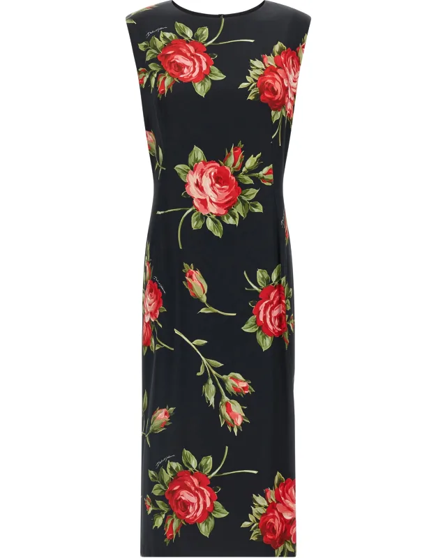 Viscose Midi Dress