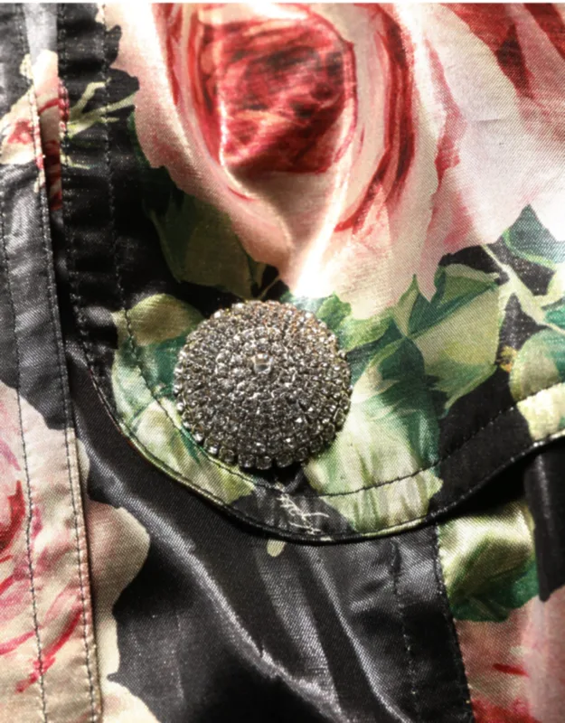 Floral Belted Trench Coat