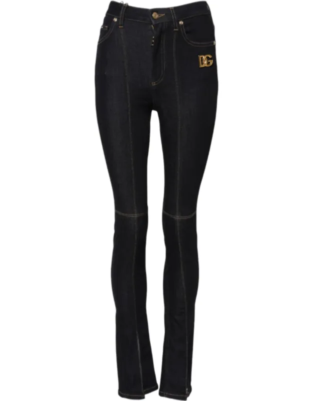 High Waist Skinny Denim Jeans